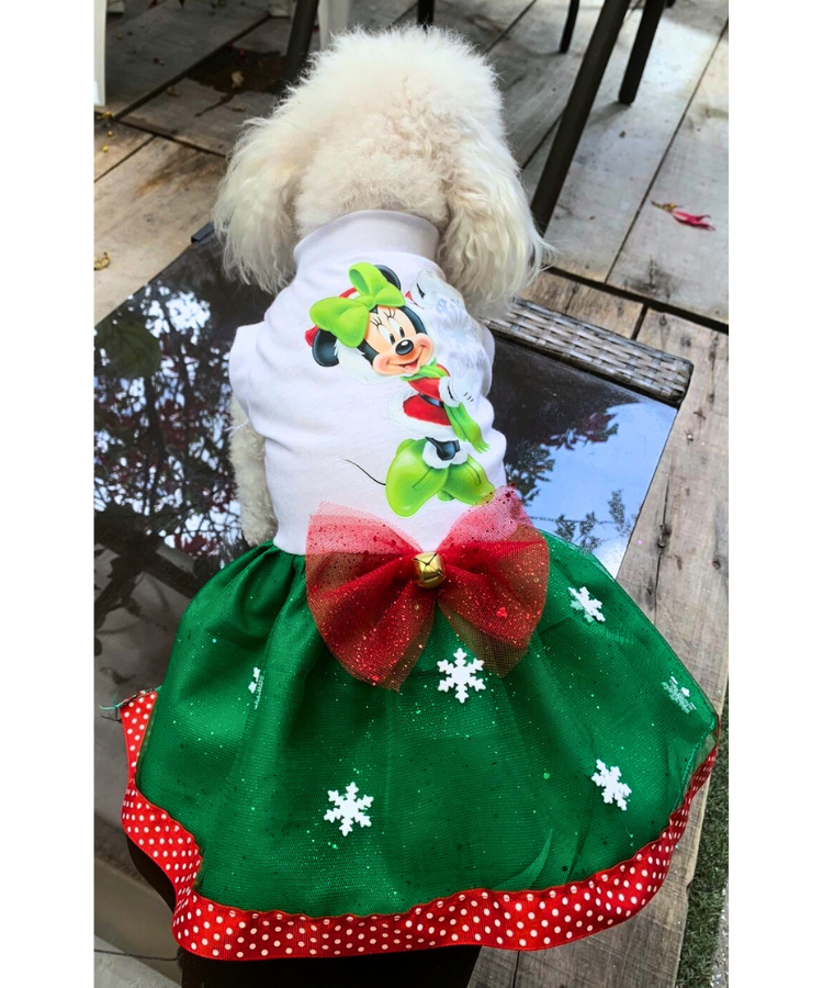 Vestido Minnie Mouse Navidad