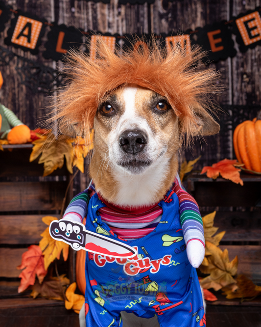 Disfraz de Chucky para Perros y Gatos