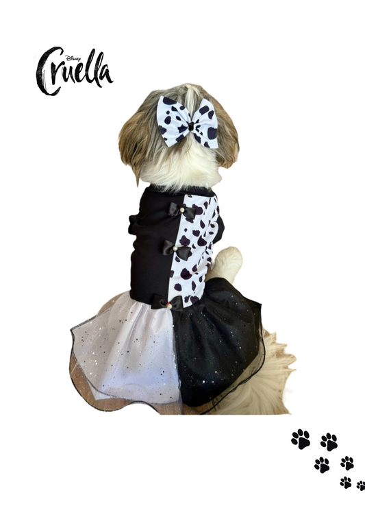 Disfraz de Cruella para Perros y Gatos