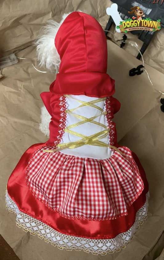 Disfraz de Caperucita para Mascotas