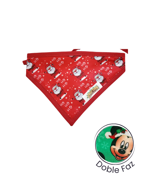 Pañoleta Navideña Roja de Papá Noel
