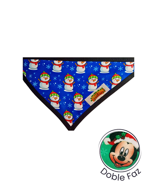 Pañoleta Navideña Muñeco de Nieve