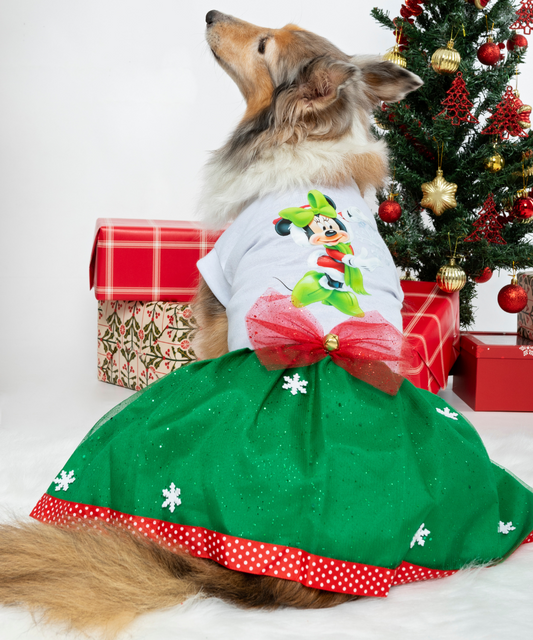Vestido Minnie Mouse Navidad