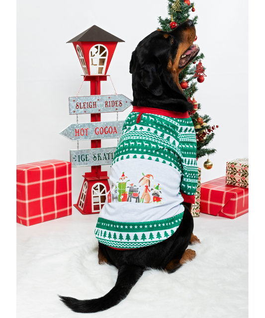 Camiseta verde Navidad