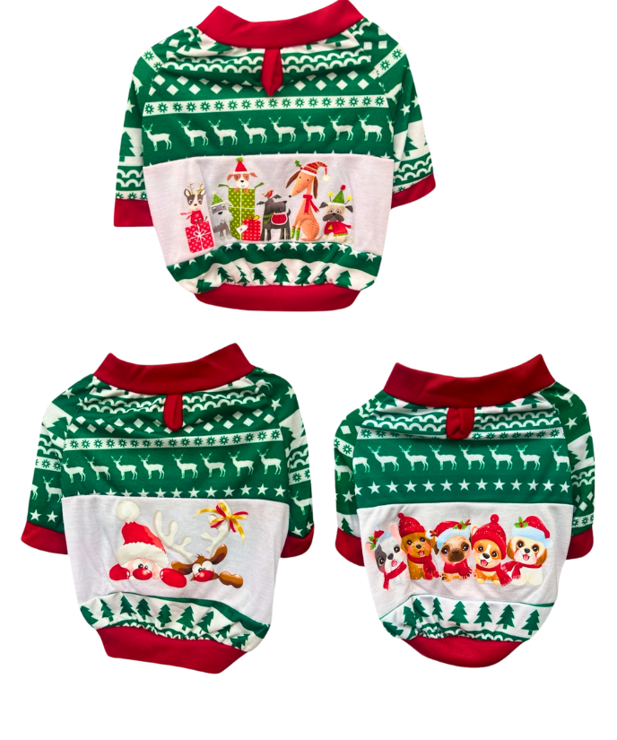 Camiseta verde Navidad