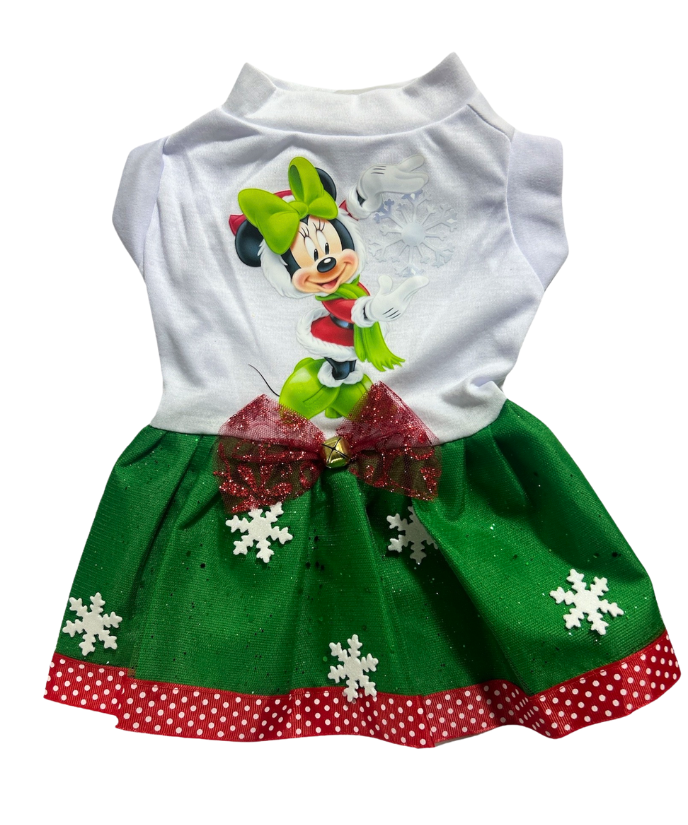 Vestido Minnie Mouse Navidad