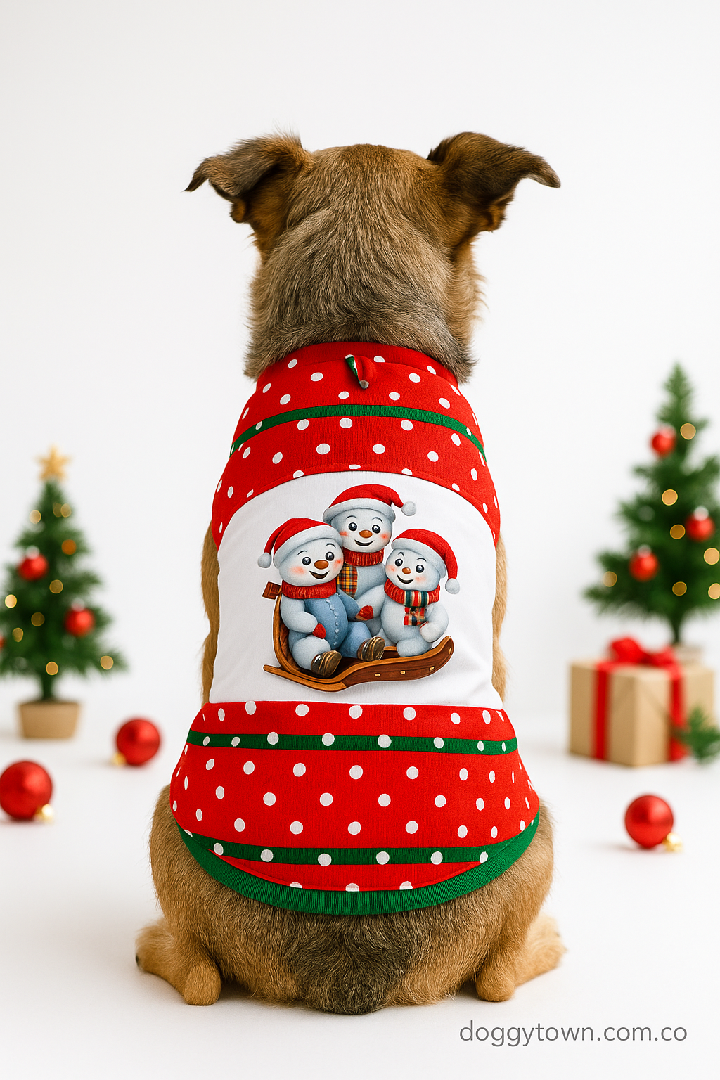 Camiseta Navideña de Osos Polares para Perros y Gatos