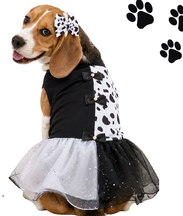 Disfraz de Cruella para Perros y Gatos