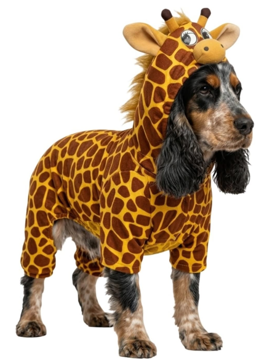 Disfraz de Jirafa para Perros y Gatos