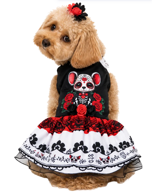 Disfraz de Katrina para Perros y Gatos