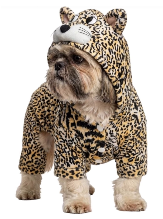 Disfraz de Leopardo para Perros y Gatos