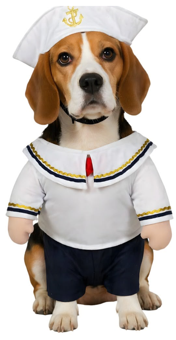 Disfraz de Marinero para Perros y Gatos