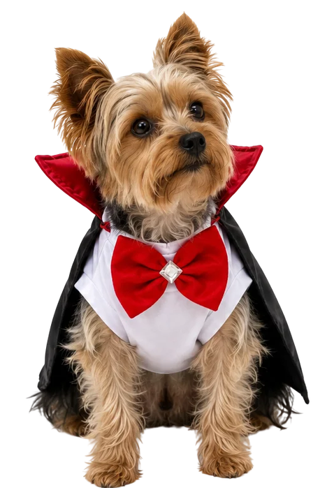 Disfraz de Vampiro para Perros y Gatos