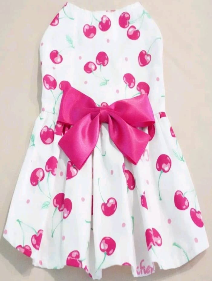 Vestido para Mascotas Estampado Frutas